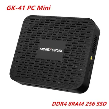 

MINIS FORUM GK41 Windows 10 Pro MINI PC Intel Processor J4125 DDR4 8GB 128GB 256GB BT4.2 1000M LAN 4K HD Media Player VS GK-55