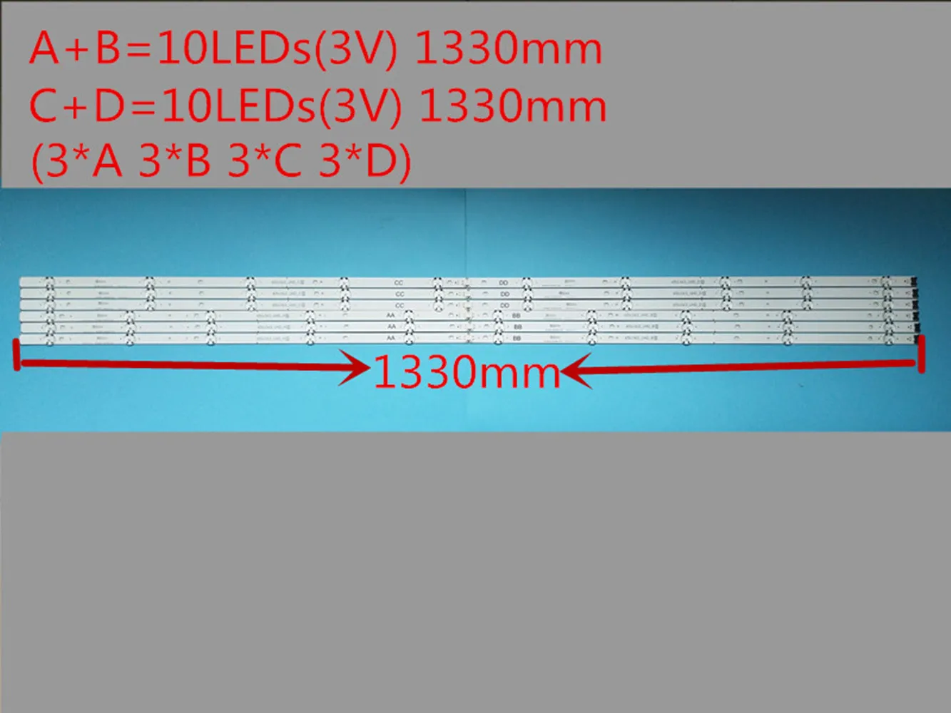 

New 48 PCS/set LED backlight strip for LG 65UJ6300 65UJ630V Innotek 17Y 65inch_A 65UJ63_UHD_A B C D EAV63673007