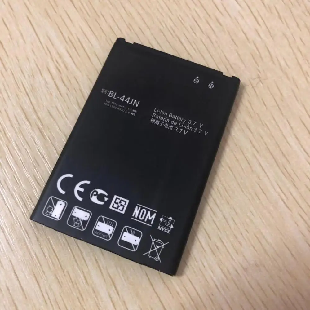 10 шт. 1540 мА/ч, BL-44JN Батарея для LG Optimus Черный P970 MS840 L5 P690 C660 P693 P698 E510 E610 E615 E612 E730 E400 Батарея - Цвет: Черный