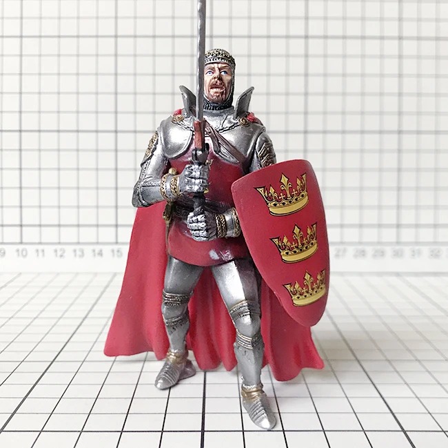

Pvc figure 1: 18 middle century European ancient soldier doll model KingArthur knight