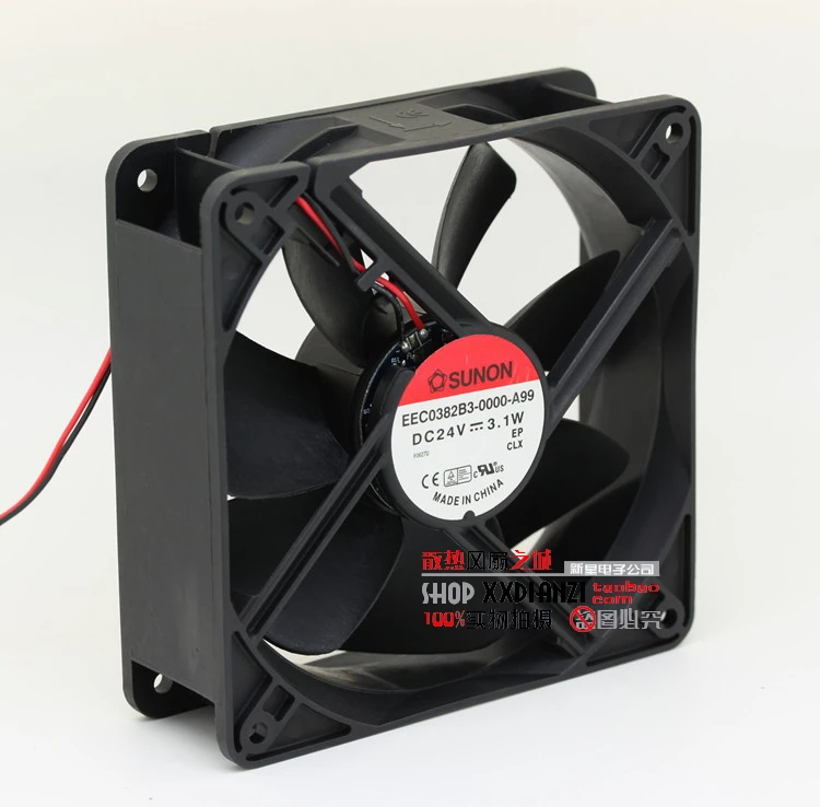 

Original EEC0382B3-0000-A99 12038 24V 3.1W 12CM inverter fan
