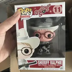 Эксклюзивный официальный Funko pop Рождественская история-Sheriff виниhie Виниловая фигурка Коллекционная модель игрушки с оригинальной коробкой