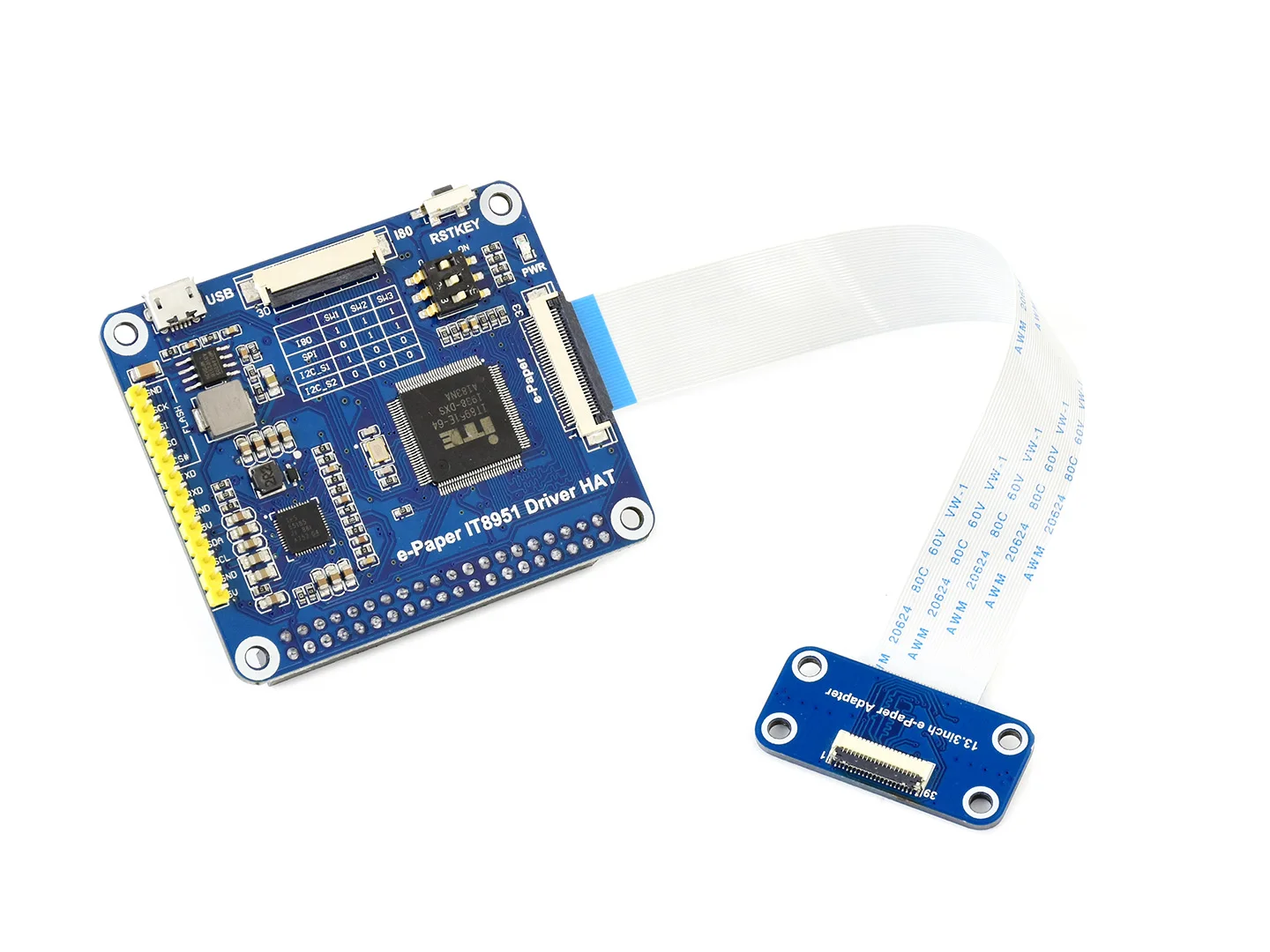 Waveshare-13.3 ġ e-Paper e-Ink ÷ , 1600x1200 ػ, 16 ׷ , κ  ħ ,   