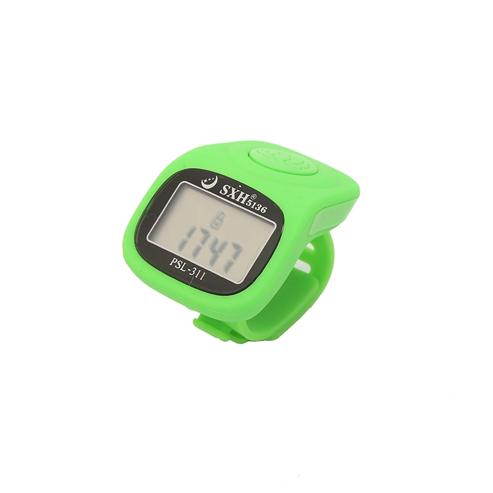 Contador digital de anel lcd com 6 canais, contador manual, 8 canais, luz led, função eletrônica de silicone, oração, novo, 2019 freeship freeship