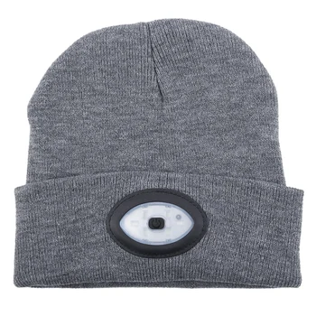 

6 Led head light lamp Beanie Cap Rechargeable Lighted Hat With Led Head Light Flashlight For Outdoor Evening Sport Fishing Campi