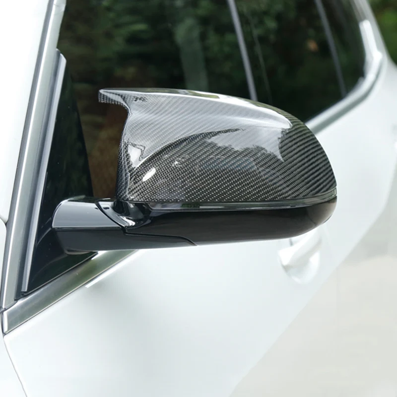 Внешняя отделка из углеродного волокна для автомобиля, внешнее зеркало, защитное покрытие, украшение для BMW X5 G05, аксессуары для модификации автомобиля