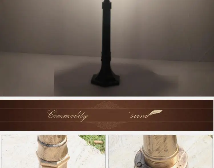 Lambasi Sokak Lamba Lampione Giardino Straatverlichting Tuinlamp квадратный Плаза светильник для бездорожья наружный уличный светильник