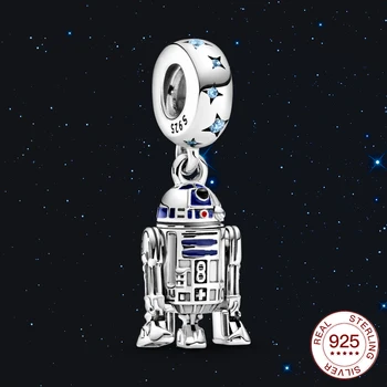 

2020 NEW robot charm Star wars Fit Original Pan Necklace jewelry for women gift