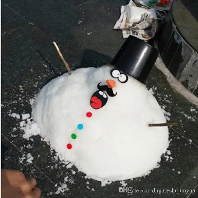 Hot selling Magic Prop DIY Instant Artificial Snow Powder Simulation Fake Snow for Party Christmas Decoration