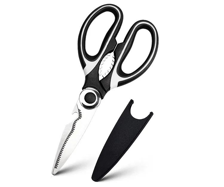 5 in 1 Stainless Steel Multifunctional Sharp Scissor Kitchen Knife Accessories Supplies Knife Sharpener Turkey Meat Tools