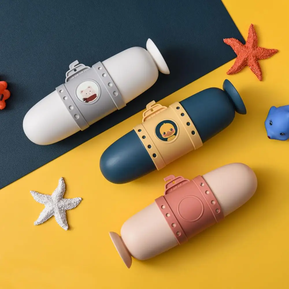 

Submarine Dental Kit Toothbrush Storage Box Portable Wash Cup Cute Couple Travel Suit Lovely Pattern Multiple Colors To Choos