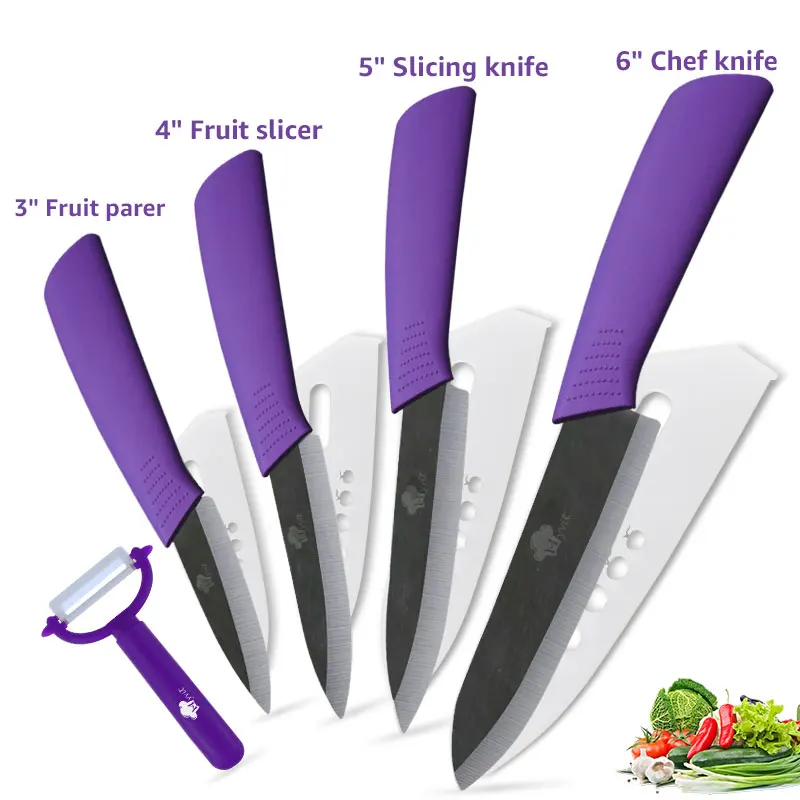 Purple knives set