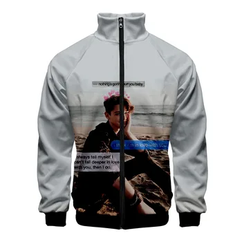 

payton moormeier 2020 New kids star Cool 3D Stand Collar Jacket Harajuku Fashion Zipper Jacket Women/Men Japanese Sweatshirt