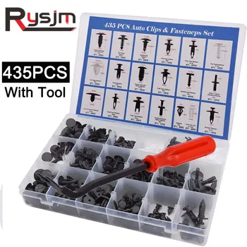 

435 PCS/Set interior accessories Car Body Interior Fender Bumper Retainers Fasteners Clips for bmw e46 Plastic Rivets Trim Kit