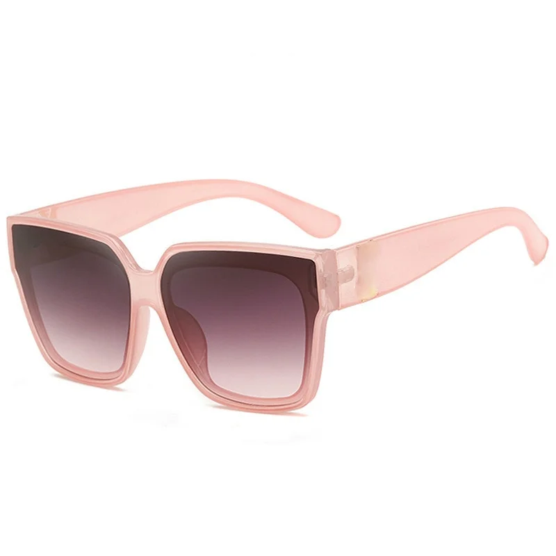 

Солнцезащитные очки в большой квадратной оправе для мужчин и женщин, зеркальные солнечные аксессуары в винтажном стиле с надписью, с оттенком, 2021