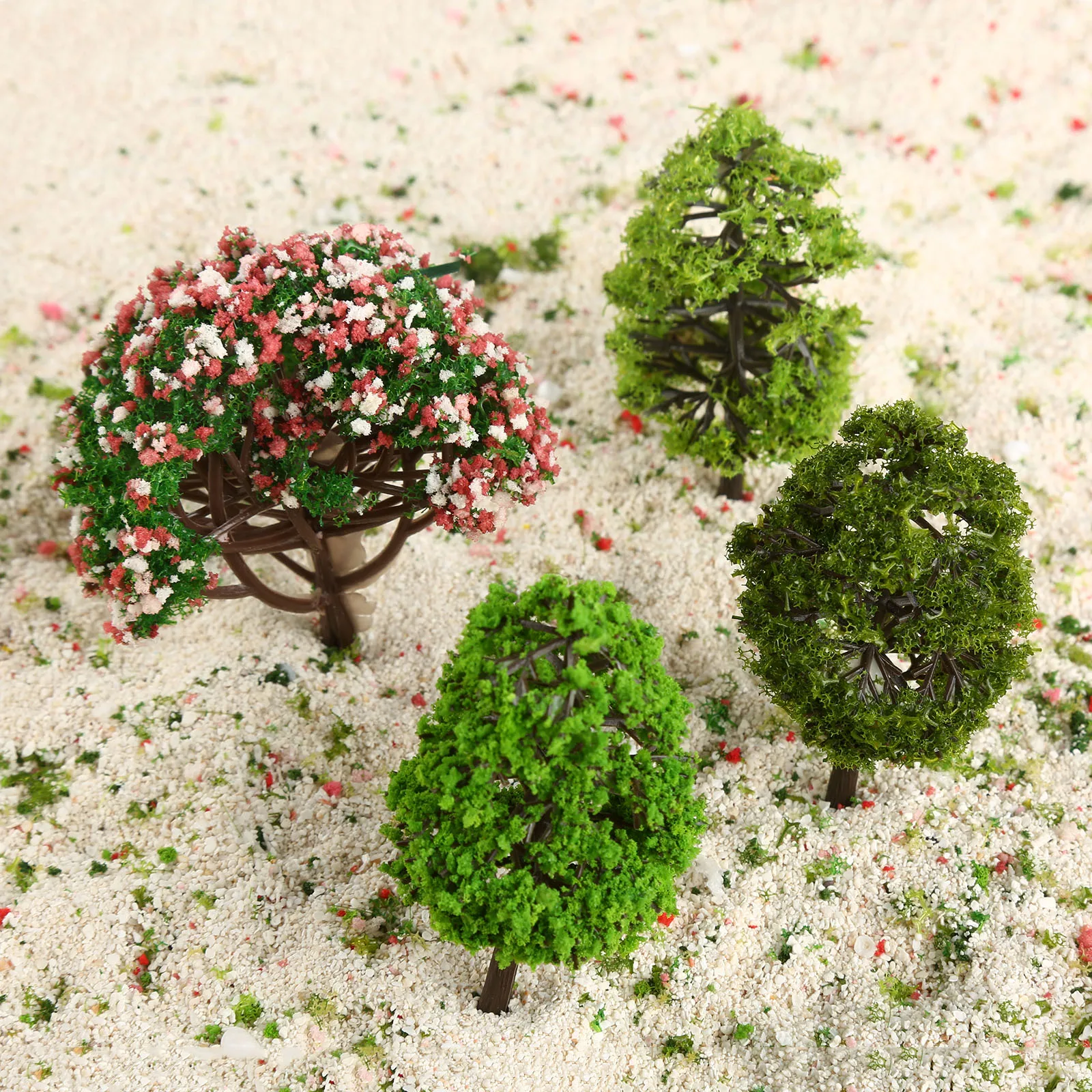 Pack of 70pcs Model Trees 1:75-1:500 Scale Building Park Landscape Scenery Pack of 70pcs Model Trees 1:75-1:500 Scale Building Park Landscape Scenery