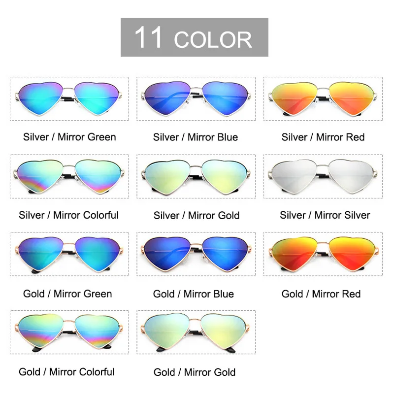 SIMPRECT сердце солнцезащитные очки Для женщин Ретро Зеркало UV400 эластичность нога металлические солнцезащитные очки модные винтажные очки De Sol Mujer