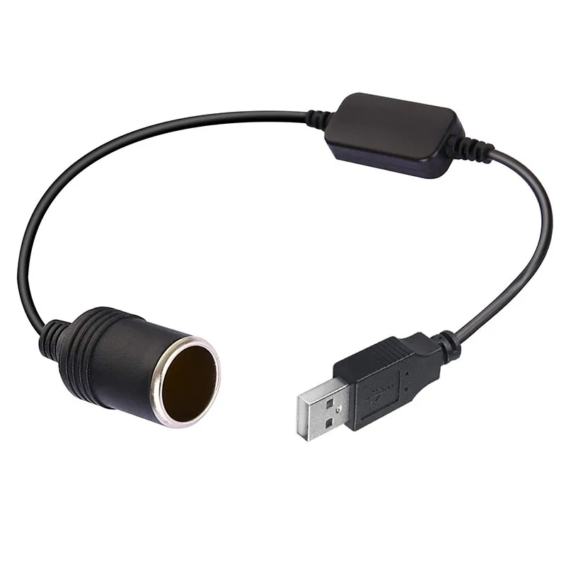 USB штекер 5 В до 12 фотоадаптер с женским увеличивающим кабелем преобразователь