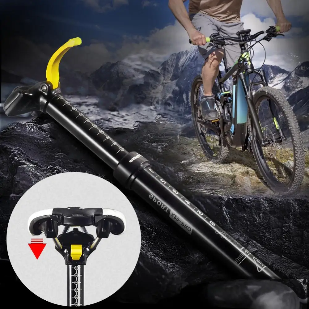 

Hydraulic Seatpost Shock Absorber Damping Mountain Bike Mountain Bike Bicycle Road Bike Bicycle Seatpost Parts 30.9/31.6mm 100mm