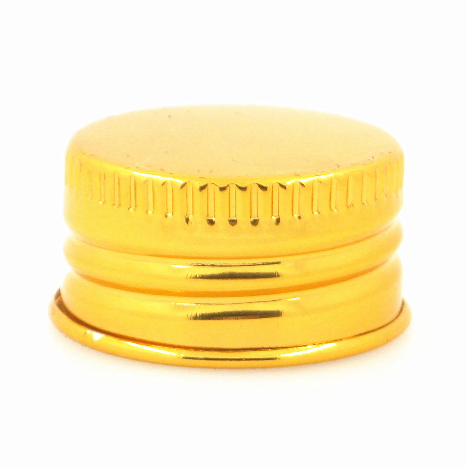 gold aluminum cap