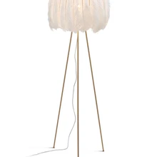 Крепление Jue Ins перо торшер Северной Европы гостиной современный лаконичный спальня оригинальность личность девушка дом искусства