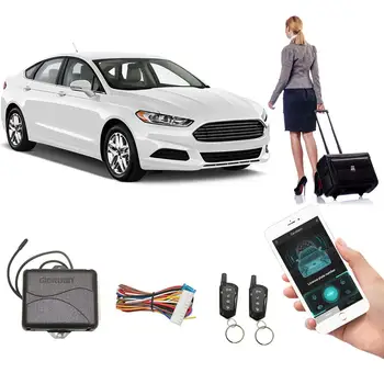 

car security system Keyless APP Entry Auto Remote Central Kit Door Lock System Shaking Phone/App Control/Trunk Open