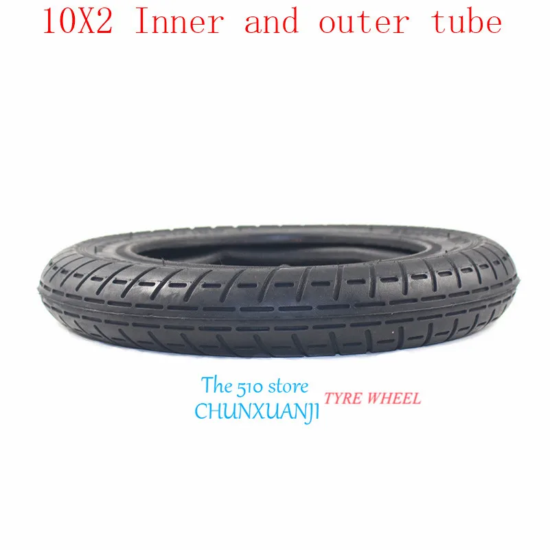 Горячая 10 дюймов Xiaomi Mijia M365 электрический скутер Tire10x2Inflation колеса шины с внутренней трубкой 10*2(54-165) пневматические шины