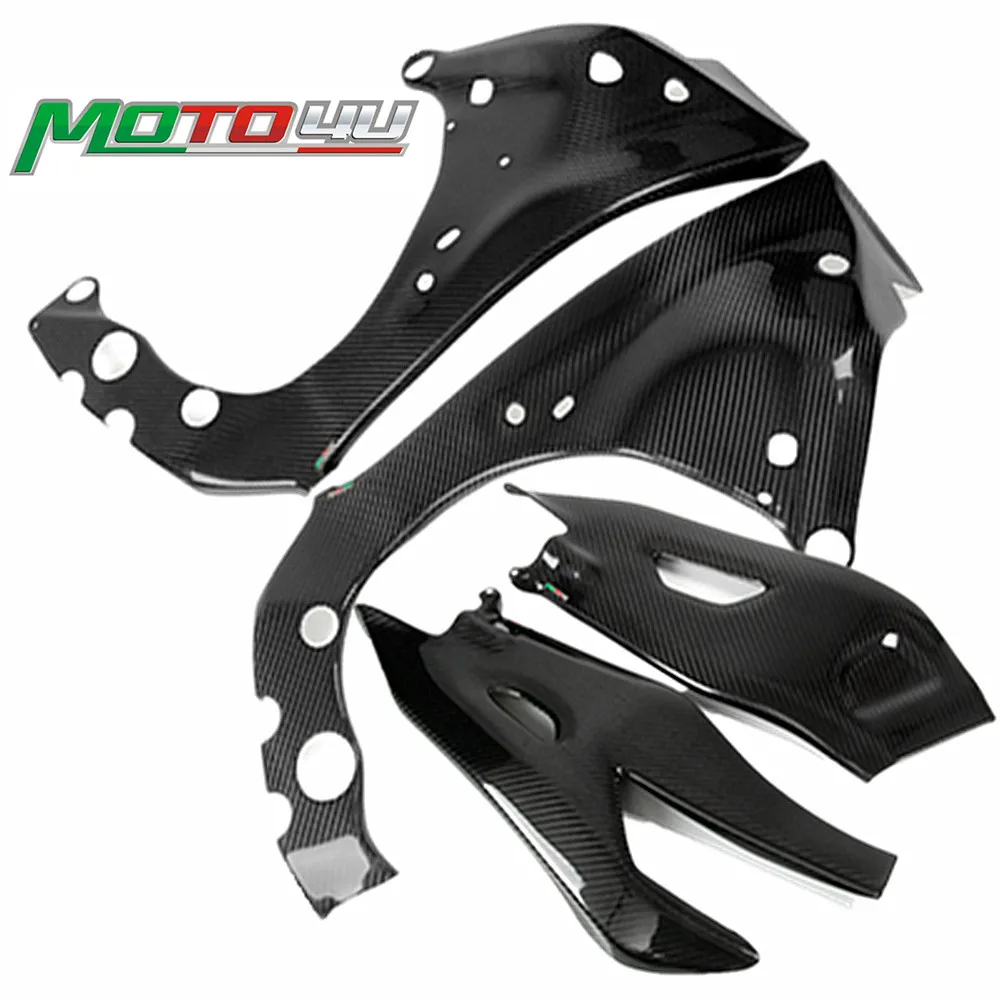 100 Carbon Fiber Motorcycle Frame Cover Swingarm Swing Arm Protection Covers For YAMAHA YZF R1