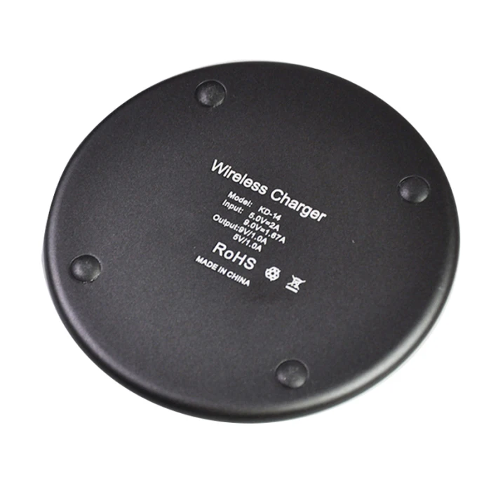 Mobile Phone Wireless Charger Fast Charging Type-C Round Portable for Home Office NC99