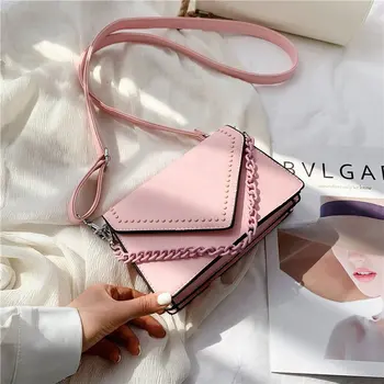 

Bag Handbag 2020 Spring and Summer Fashion Diagonal Candy-Colored Small Package Pu Shoulder Chain Handbag