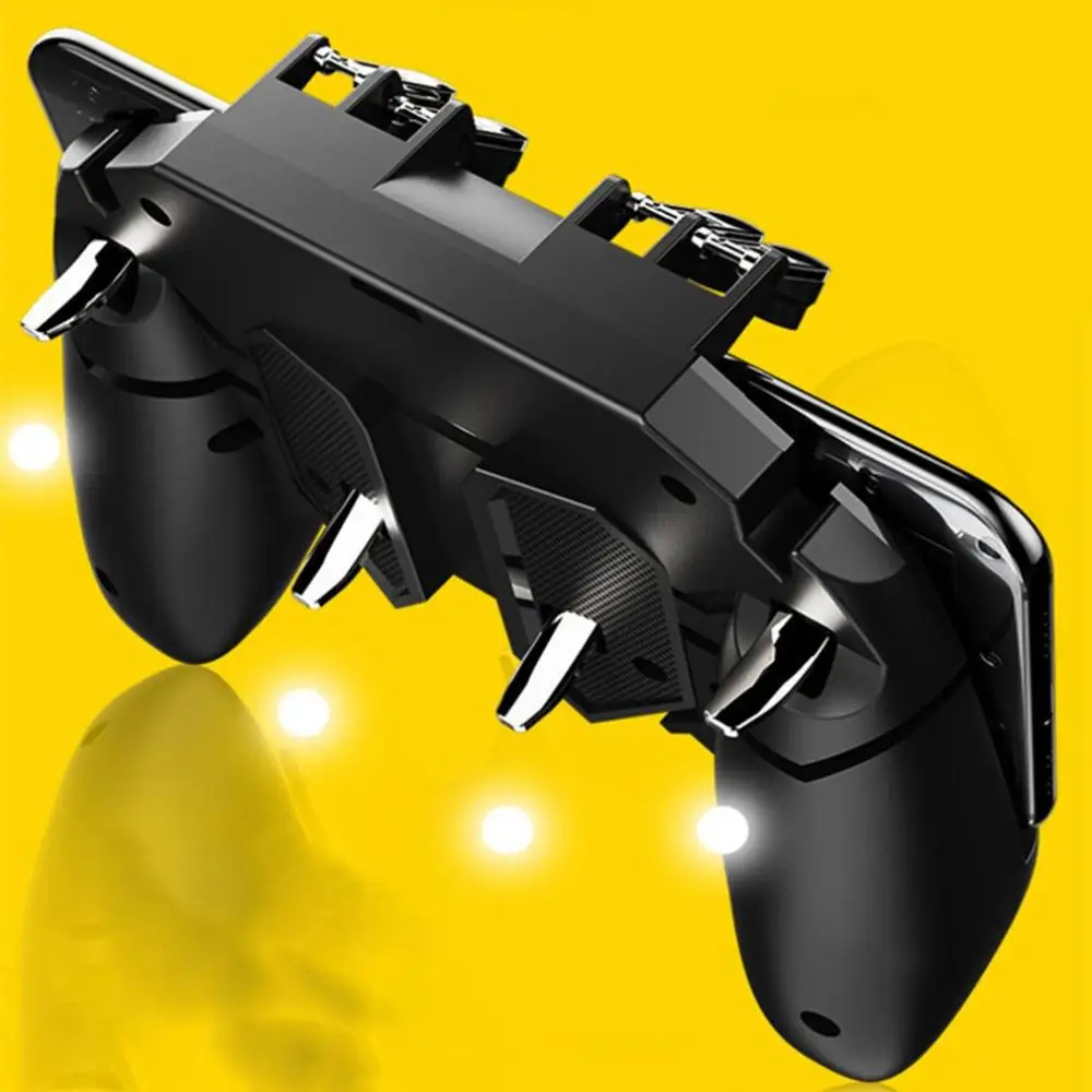 Новая игра помощник MEMO игра для мобильного телефона ручка для PUBG шесть пальцев все-в-одном мобильный контроллер игровой геймпад L1 R1 триггер