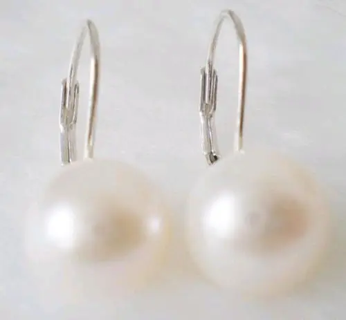 Natural 9-10MM/10-11MM AAAA pearl 925s earrings(4color can choose)jewelry
