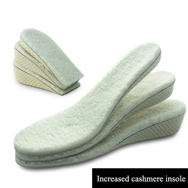 

Adult Insoles Winter Plush Increased Pads EVA Breathable Warm Half and Full Pads Multi-Heights Sports Invisible Increase Insoles
