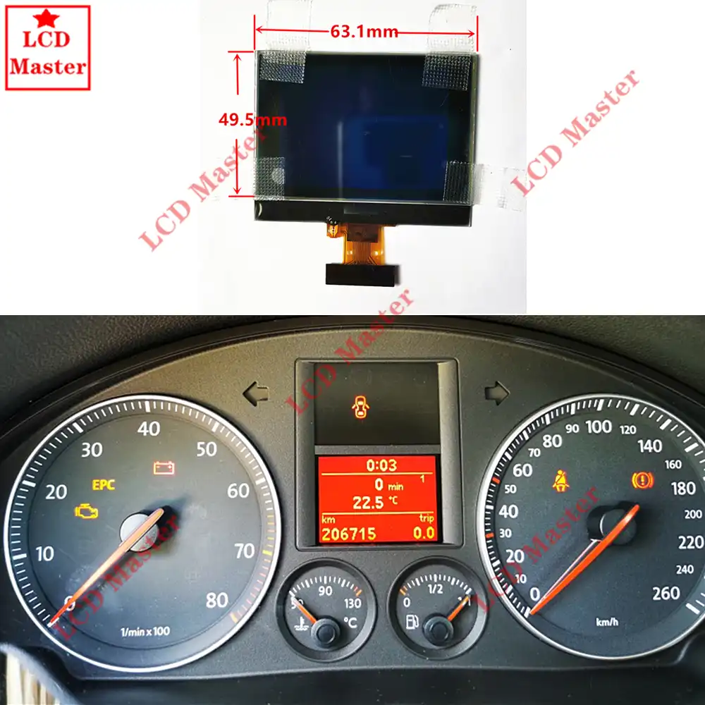 Car Dashboard Instrument Cluster VDO LCD Display Pixel Repair for VW