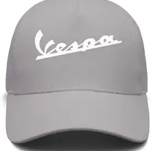 Унисекс Vespa-мотоциклы с логотипом на плоской подошве; Повседневная Мягкая Кепка