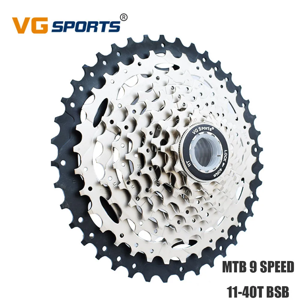 MTB велосипедная кассета Freewheel 9 скоростей 11 40T дорожный велосипед Звездочка cog cdg