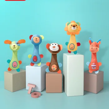 

Baby BB bar bell toy can bite safe non-toxic baby hands grasping appease BB toy bar 6 to 18 months