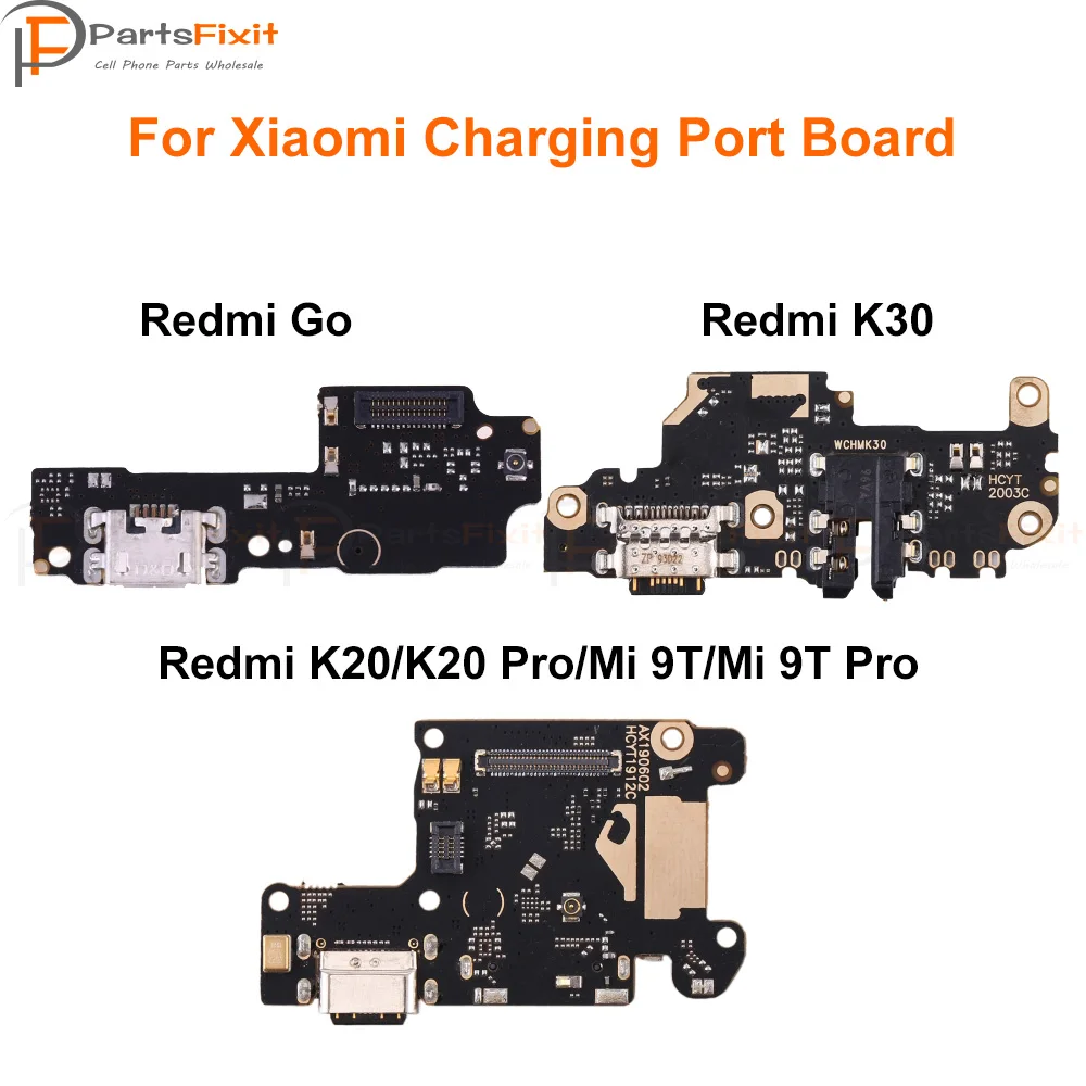 Плата с USB-портом для зарядки Xiaomi Redmi GO K30 K20 pro Mi9t разъем док-станции запчасти