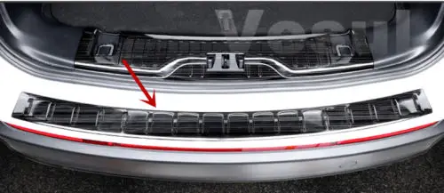 

Fits Ford Edge 15-2018 Rear Bumper Protector Cover Tailgate Scuff Plate OE Style