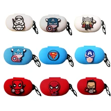 Мультяшный силиконовый чехол для samsung Galaxy Buds чехол для зарядки беспроводные наушники защитный чехол