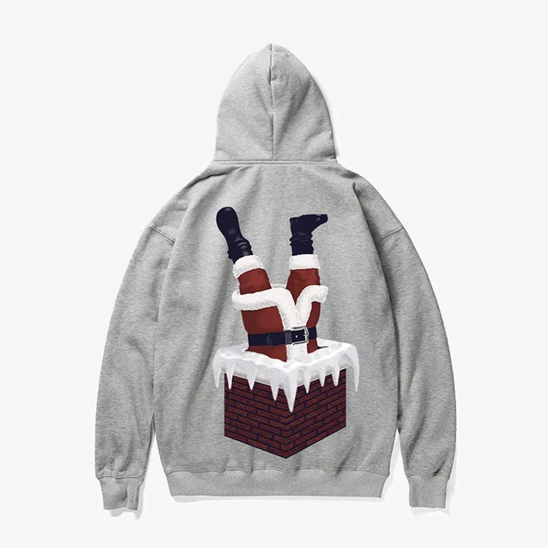 

Multicolor Sweatshirt Winter Unisex Men Women New Round Neck Hooded Plus Velvet Funny Plus Size Tops Sportswear Clothes