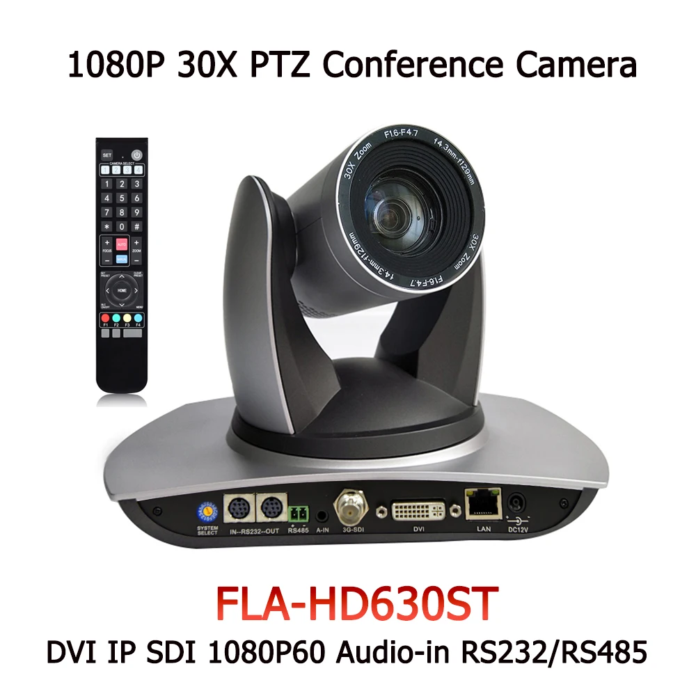 Камера для видеоконференции 1080p PTZ IP SDI DVI 30x H.265/H.264 Youtube вещания vMix|Камеры