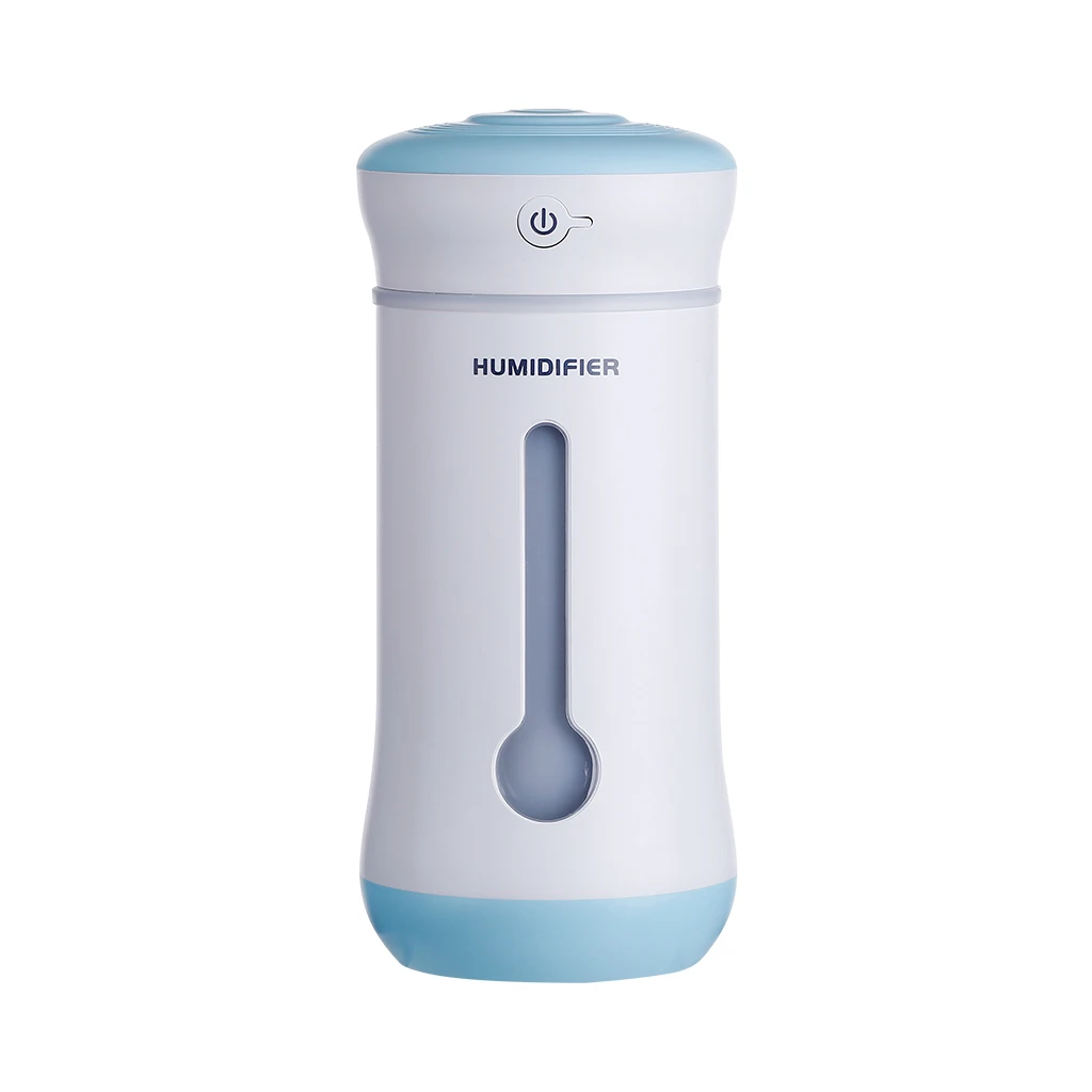 Aroma Humidifier with LED Light USB Fan Humidifier for Bedroom Home Office Essential Oil Diffuser Ultrasonic Air Humidifier