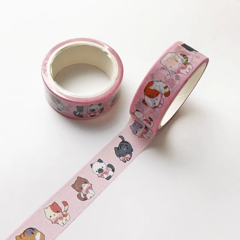 Candy Kawaii Cartoon Washi Tape: Paper Masking Tape Rolls Stationery  1.5cm*7m