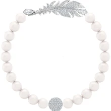 Новинка, женские браслеты с перьями, ювелирные изделия, Свадебный Рождественский подарок для женщин