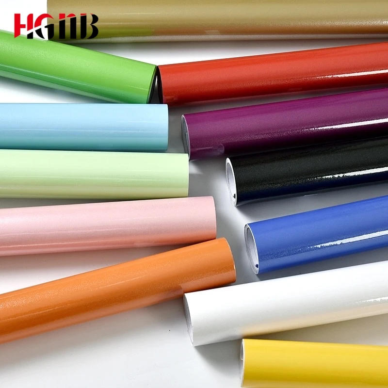 

Pearl White DIY Decorative Film PVC Self adhesive Wall paper Furniture Renovation Stickers Kitchen Cabinet Waterproof Wallpaper
