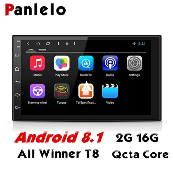 

Panlelo S4 8 Cores 2G+16G 2 Din Android Car Radio Double Din Android 8 7" 1024x600 Touch Screen Car GPS Navigation Audio Player