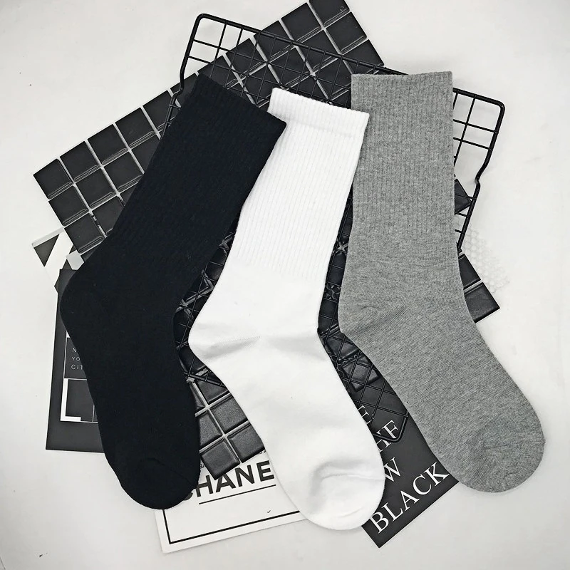 

Women's Socks Breathable Sports Socks Solid Color Boat Socks Comfortable Cotton Socks White Black Couple Socks
