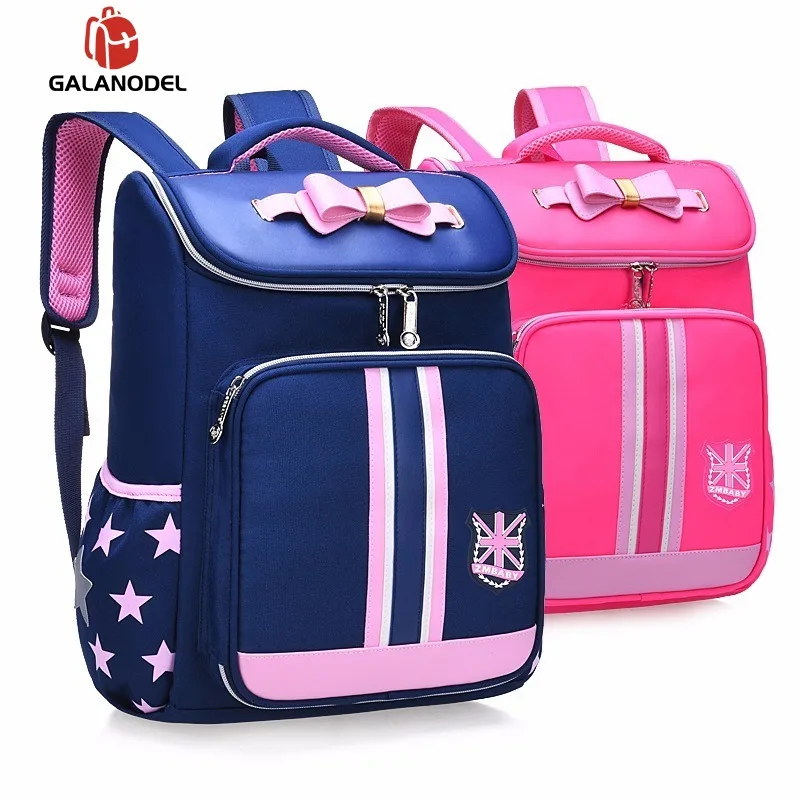 

Chidren School Bags for Girls England Style Bow Orthopedic Backpacks for Teenager Girls To Primary School Kids Backpack Girls
