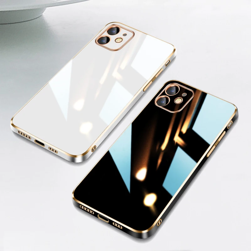 SupShop for iPhone 13 Pro Max 6.7 Trunk Case,Fashion Cute Elegant Premium  Box Design Square Corner Protective Soft Cover for Girls Women for iPhone
